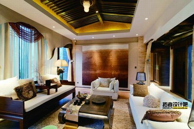 中式意蘊(yùn)與現(xiàn)代美學(xué)的完美融合 中國會(huì)館C型樣板間室內(nèi)外裝飾工程解析